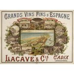 Affiche grands vins fins d'espagne