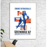 Affiche grenoble 1967 hockey