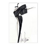 Affiches et imprims abstraits de danse papillon femme, peinture sur toile murale, images murales imprimes ...