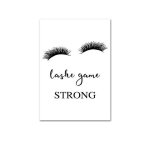 Affiches et imprims de maquillage, extensions de cils, guide technique, peintures murales, image d'art ...