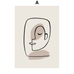Affiches et imprims nordiques, dessin abstrait, bloc de couleur du corps, toile d'art murale, peinture, ...