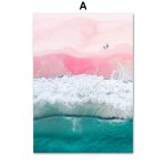 Affiches et imprimés nordiques, peinture sur toile murale rose avec citations de pont de mer, de plage, ... Affiches et imprimés nordiques, peinture sur toile murale rose avec citations de pont de mer, de plage, ...