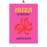 Affiches et imprims avec plantes tropicales, tour eiffel, mauvais ¿il, peinture sur toile murale, images ...