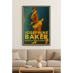 Affiche jos�phine baker - revue des folies berg�res