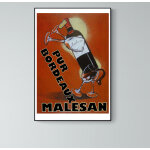 Affiche malesan pur bordeaux