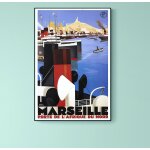 Affiche marseille, porte de l'afrique du nord