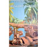 Affiche messagerie maritime