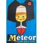 Affiche m�t�or la c�l�bre bi�re d'alsace