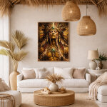 Affiche murale du dieu azt�que xipe totec � le seigneur de la renaissance � art mural azt�que � peinture ...