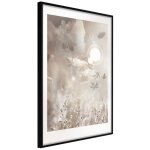 Affiche murale encadr�e  on the edge of the summer  30 x 42 cm noir