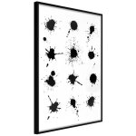 Paris prix - affiche murale encadre  paintball  30 x 45 cm noir