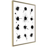 Paris prix - affiche murale encadr�e  paintball  40 x 60 cm or