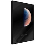 Affiche murale encadr�e  the solar system jupiter  30 x 42 cm noir
