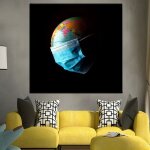 Affiche murale de style nordique sans cadre?40x40cm