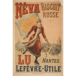 Affiche neva biscuits russe lu lefvre utile