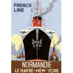 Affiche normandie paquebot havre new york Affiche normandie paquebot havre new york