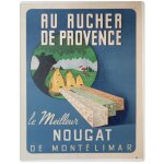 Affiche nougat montelimar rucher provence