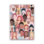 Affiches de peinture sur toile pour filles, imprims d'art puissant pour filles, cadeau pour femmes, ...