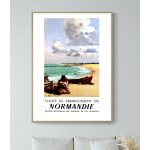 Affiche plages du d�barquement en normandie