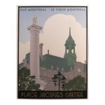 Affiche plage jacques cartier