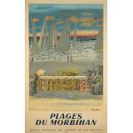 Affiche plages du morbihan