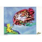 Affiche / poster - the simpsons - bart's creation - 70x100cm