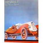 Affiche renault la 40 ch sport