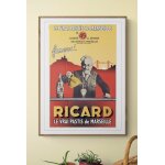 Affiche ricard - le vrai pastis de marseille