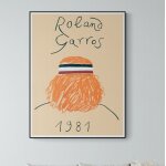Affiche roland garros 1981