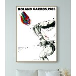 Affiche roland garros 1983
