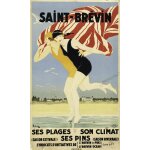 Affiche saint br�vin ses plages, son climat, ses pins