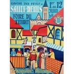 Affiche saint d�nis 1955