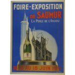 Affiche saumur 1951