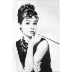 Affiche sur toile imprime avec portrait d'audrey hepburn, tableau mural moderne, art mural modulaire, ...
