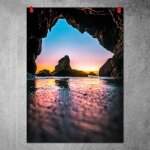 Affiche en toile, peinture d'art mural de plage, imprimés, images murales nordiques pour décoration de ... Affiche en toile, peinture d'art mural de plage, imprimés, images murales nordiques pour décoration de ...
