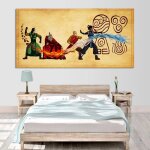 Affiche en toile de série tv, dessin animé, aviateur, peinture d'art mural, images murales nordiques, ... Affiche en toile de série tv, dessin animé, aviateur, peinture d'art mural, images murales nordiques, ...