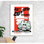 Affiche tour de corse - 1967