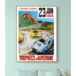 Affiche troph�es d'auvergne 1968