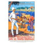 Affiche troupes coloniales beuzon