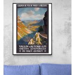 Affiche vallon d'autoire - circuits automobiles