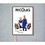 Affiche vin nicolas