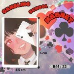 Aimant magnet du manga gambling school n22