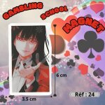 Aimant magnet du manga gambling school n24