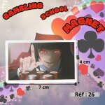 Aimant magnet du manga gambling school n26
