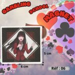 Aimant magnet du manga gambling school n6