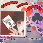 Aimant magnet du manga gambling school n8