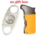 Allume - cigare de luxe, torche, coupe - vent, ciseaux pointus, cadeau
