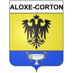 Aloxe - corton 21 ville stickers blason autocollant adhsif - taille : 4 cm