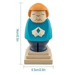 Angela merkel dessin anim figure statue en bois 14 * 6. 5cm clbrit figurine maison ornement bureau ...