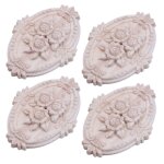 Applique sculpture ornement pour d�coration de meubles d'armoire (13x9cm)